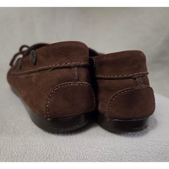 NEW Minnetonka sz 10 Suede Leather Moccasin Loafers Dress Women - Picture 5 of 10